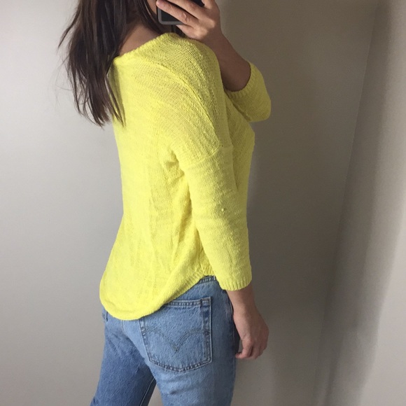 Zara Sweaters Zara Neon Knitted Sweater Poshmark